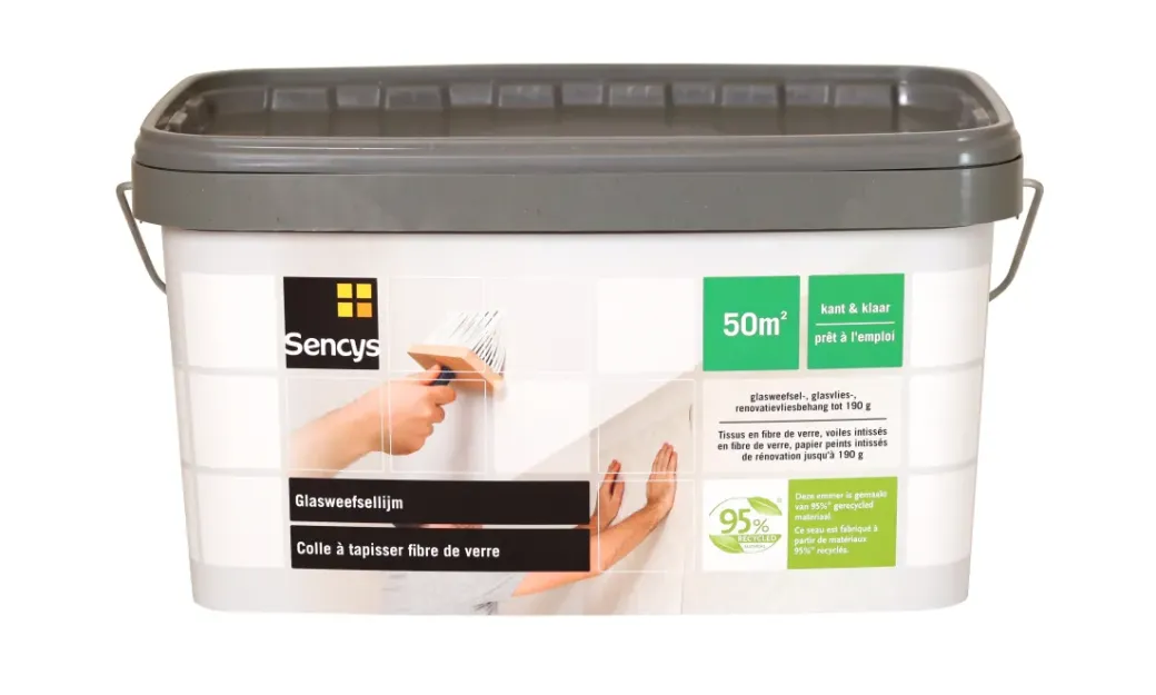 Brico Behanglijm-Sencys Glasvezelbehanglijm Kant-En-Klaar 10Kg