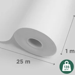 Brico Glasvezelbehang-Sencys Glasweefselbehang Ruit Klein 25M 136 Gram