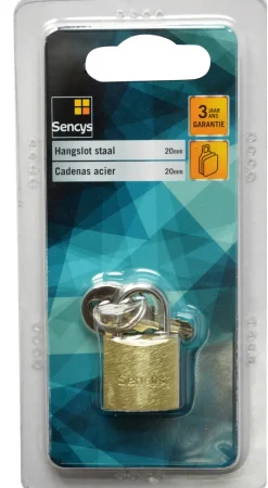 Brico Hangsloten-Sencys Hangslot Staal 20Mm