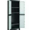 Sencys Hoge Kast Donkergrijs 45X65X185Cm|Brico