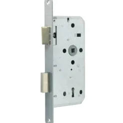 Brico Deursloten-Sencys Omkeerbaar Insteekslot M100 Grijs Staal 72X50Mm