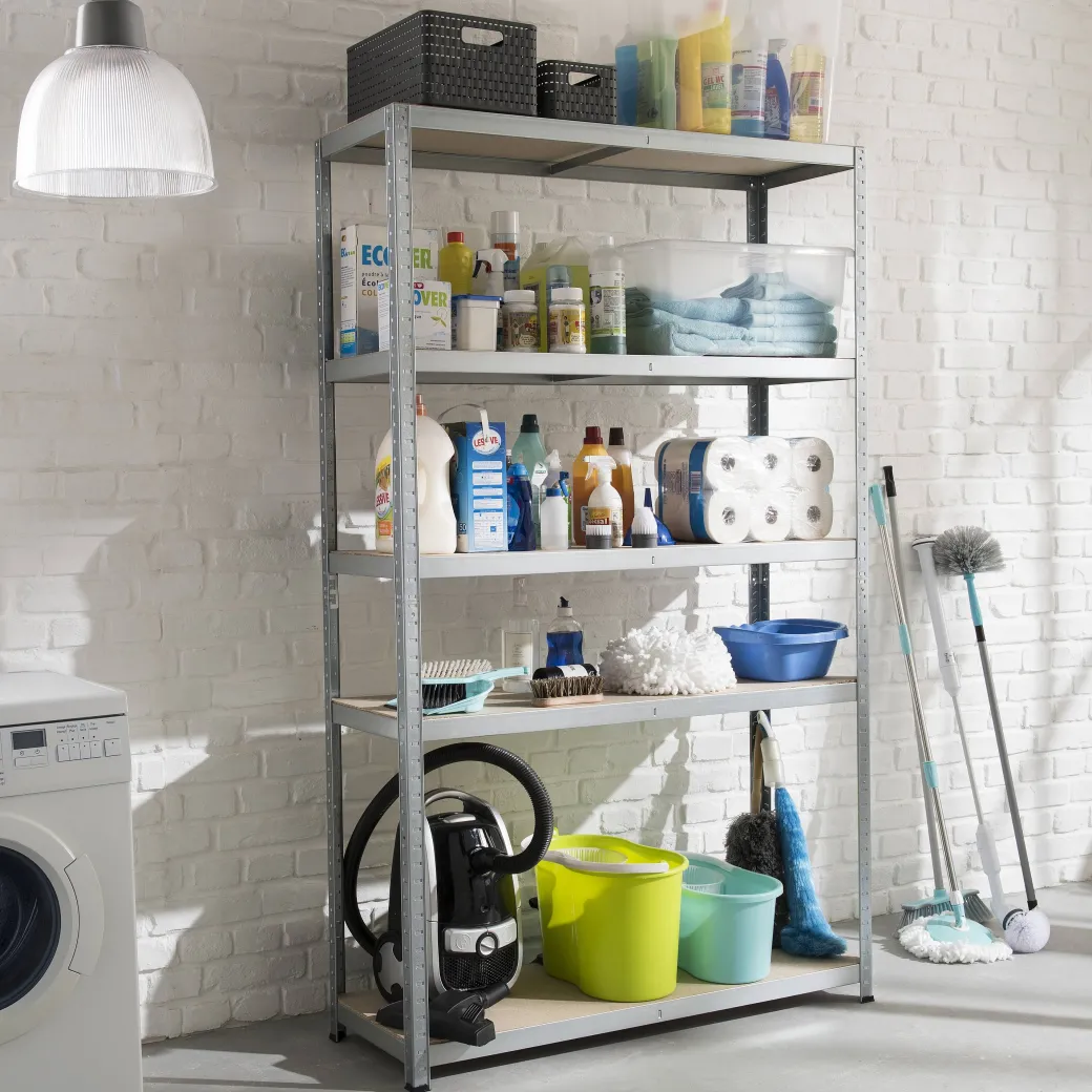 Sencys Opbergrek - H196 X B120 X D50Cm - Gegalvaniseerd Staal|Brico Online