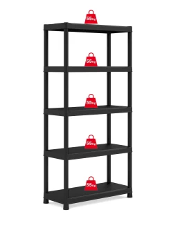 Sencys Opbergrek Pvc Zwart 40 X 90 X 182 Cm|Brico Hot