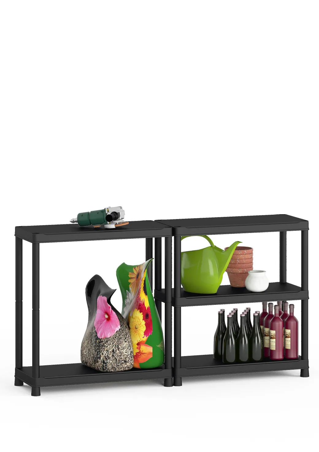 Sencys Opbergrek Pvc Zwart 40 X 90 X 182 Cm|Brico Hot