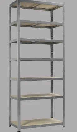 Sencys Opbergrek Tower Gegalvaniseerd Staal 222X90X45Cm|Brico Best