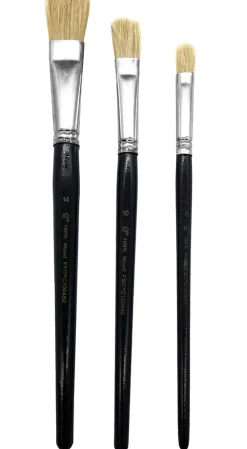 Brico Verfborstels-Sencys Plat Kwast - 3 Stuks