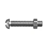 Brico Bouten-Sencys Platte Kop Bout Gegalvaniseerd Staal M6 X 80 Mm - 5 Stuks