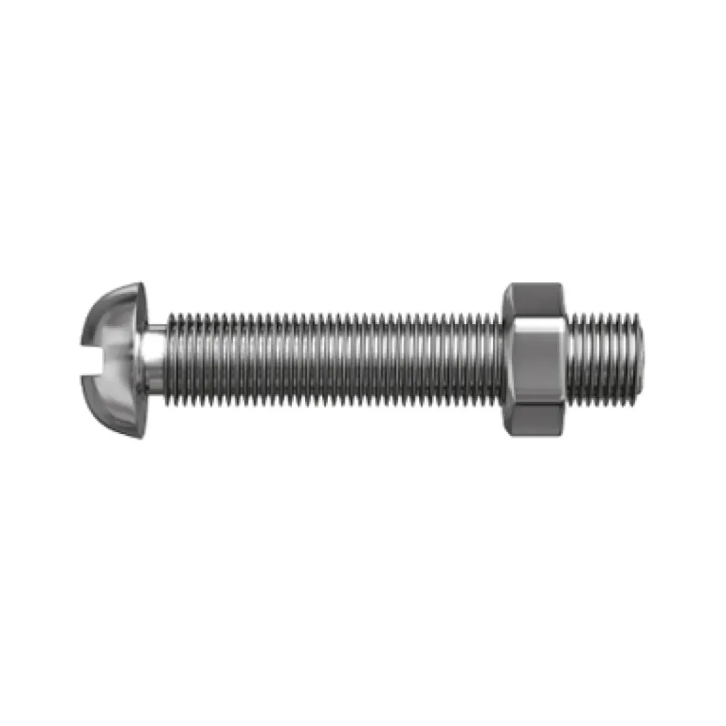 Brico Bouten-Sencys Platte Kop Bout Gegalvaniseerd Staal M6 X 80 Mm - 5 Stuks