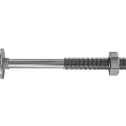 Brico Bouten-Sencys Platte Kop Bout Gegalvaniseerd Staal M8 X 100 Mm - 4 Stuks