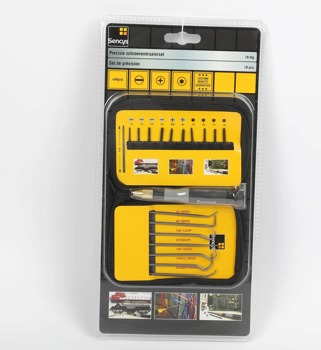 Sencys Precisie Schroevendraaierset – 18 Stuks|Brico Discount