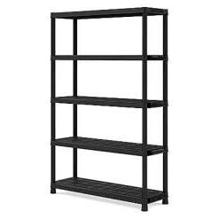 Sency'S Rek Pvc Zwart 40 X 120 X 187 Cm|Brico Clearance