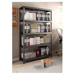 Sency'S Rek Pvc Zwart 40 X 120 X 187 Cm|Brico Clearance