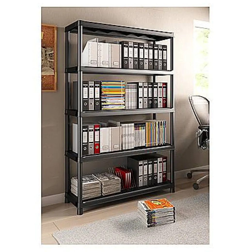 Sency'S Rek Pvc Zwart 40 X 120 X 187 Cm|Brico Clearance