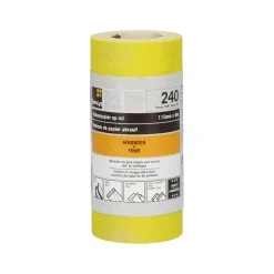 Brico Schuurpapier-Sencys Rol Schuurpapier Geel A/O 115Mm X 5M P240