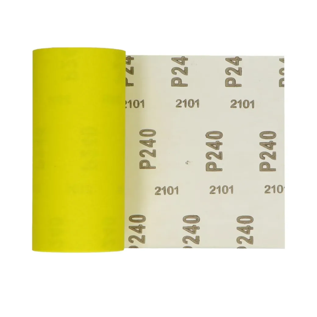 Brico Schuurpapier-Sencys Rol Schuurpapier Geel A/O 115Mm X 5M P240