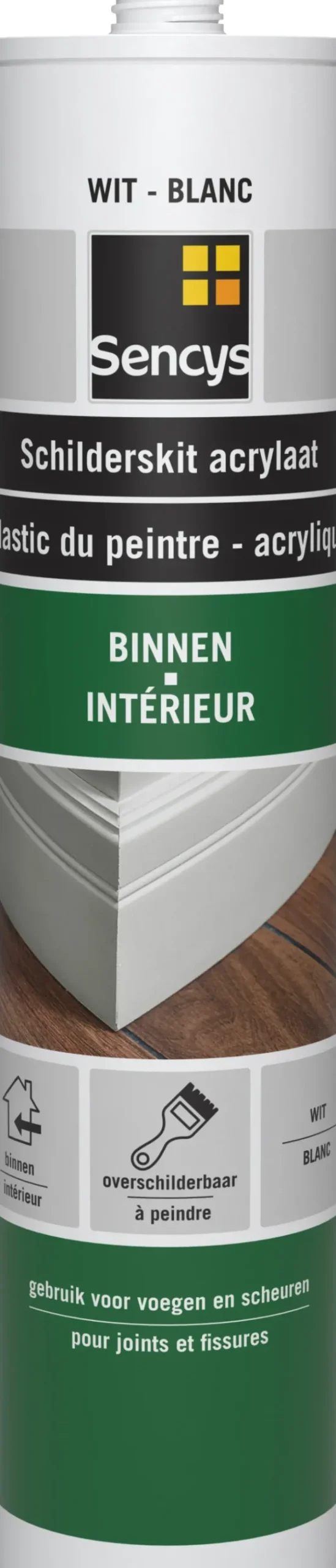 Brico Voegkitten-Sencys Schilderskit Wit 310Ml