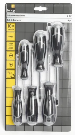 Sencys Schroevendraaierset - 6 Stuks|Brico Online