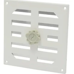 Sencys Schuifrooster 19,5X19,5Cm Aluminium Wit|Brico