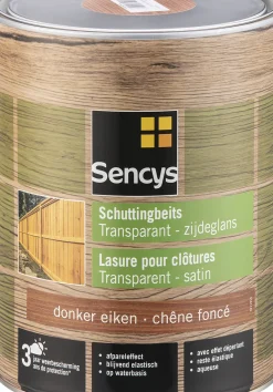 Brico Beits-Sencys Schuttingbeits Transparant Donker Eiken 5L