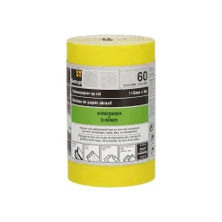 Brico Schuurpapier-Sencys Schuurrol Papier Geel A/O 115Mm X 5M P60