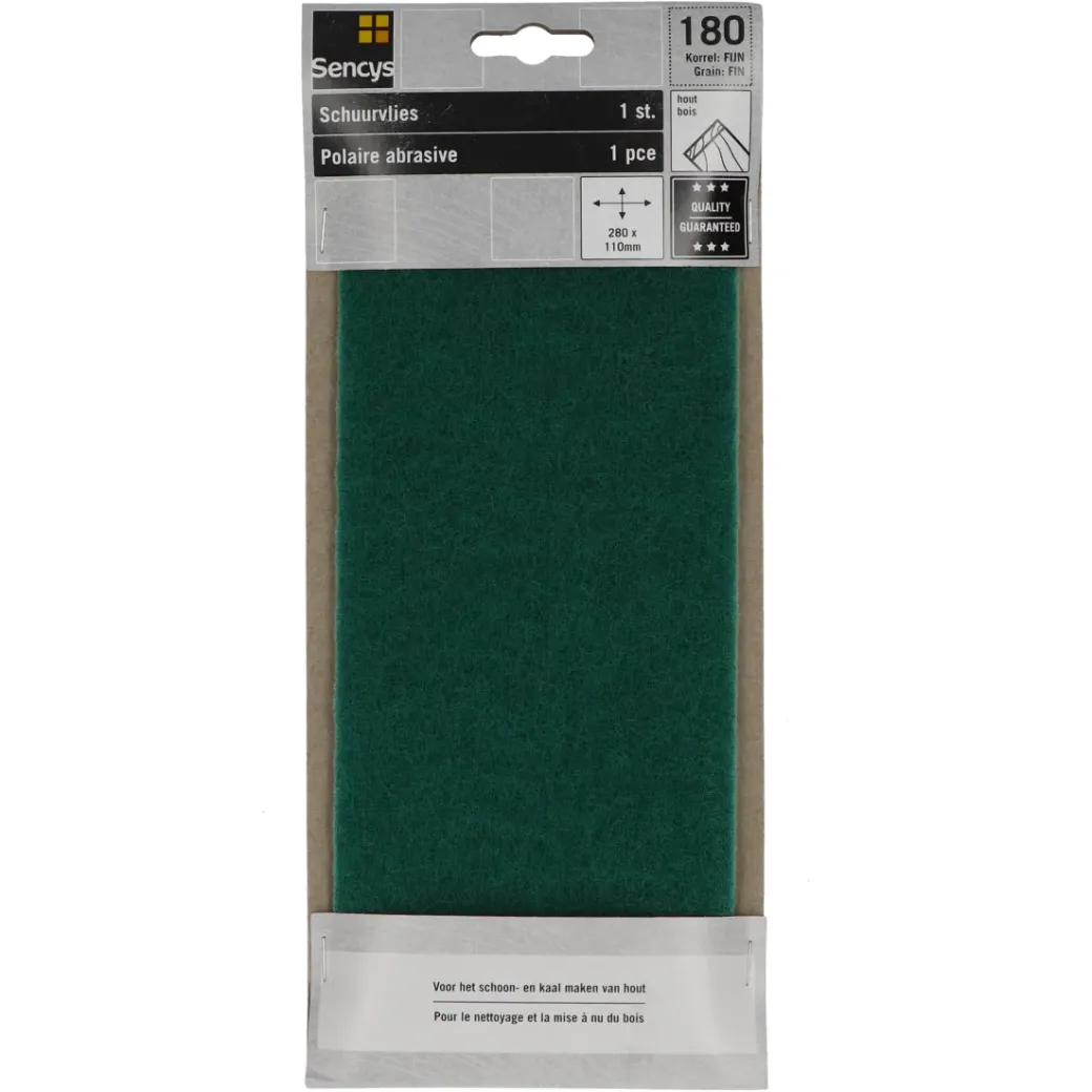 Brico Schuurpapier-Sencys Schuurvlies Hout Groen 115X280Mm