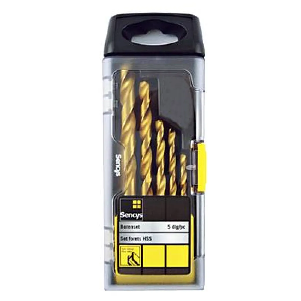 Sencys Set Hss-Metaalboren - 5 Stuks|Brico Clearance