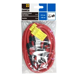 Brico Spanbanden-Sencys Spanwartel Haak 8Mmx100Cm 2St