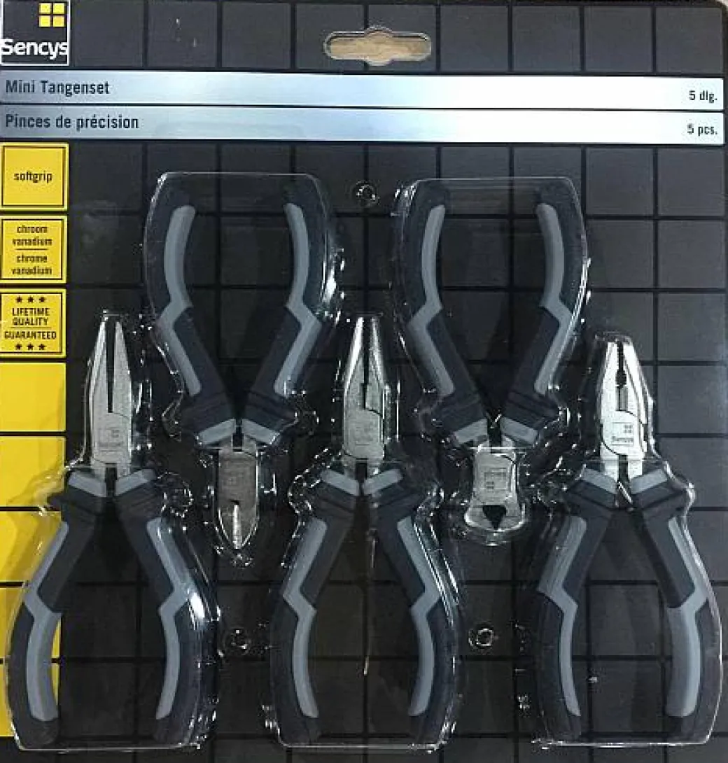 Sencys Tangenset Mini Knip En Grip 5St.|Brico Discount