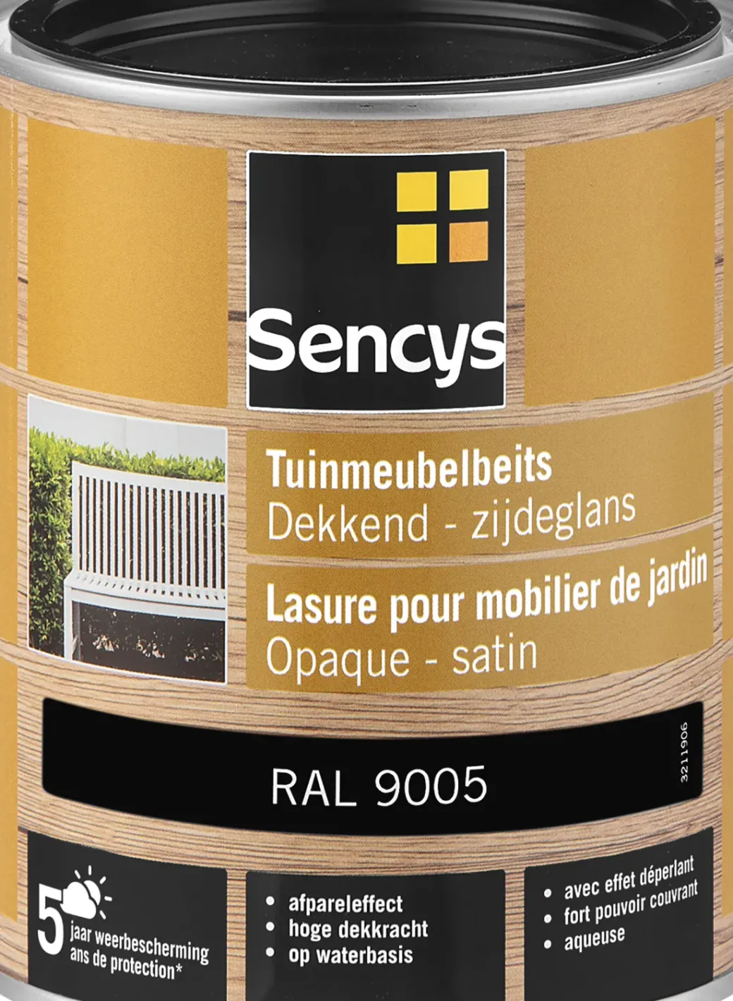Brico Beits-Sencys Tuinmeubelbeits Dekkend Ral9005 750Ml