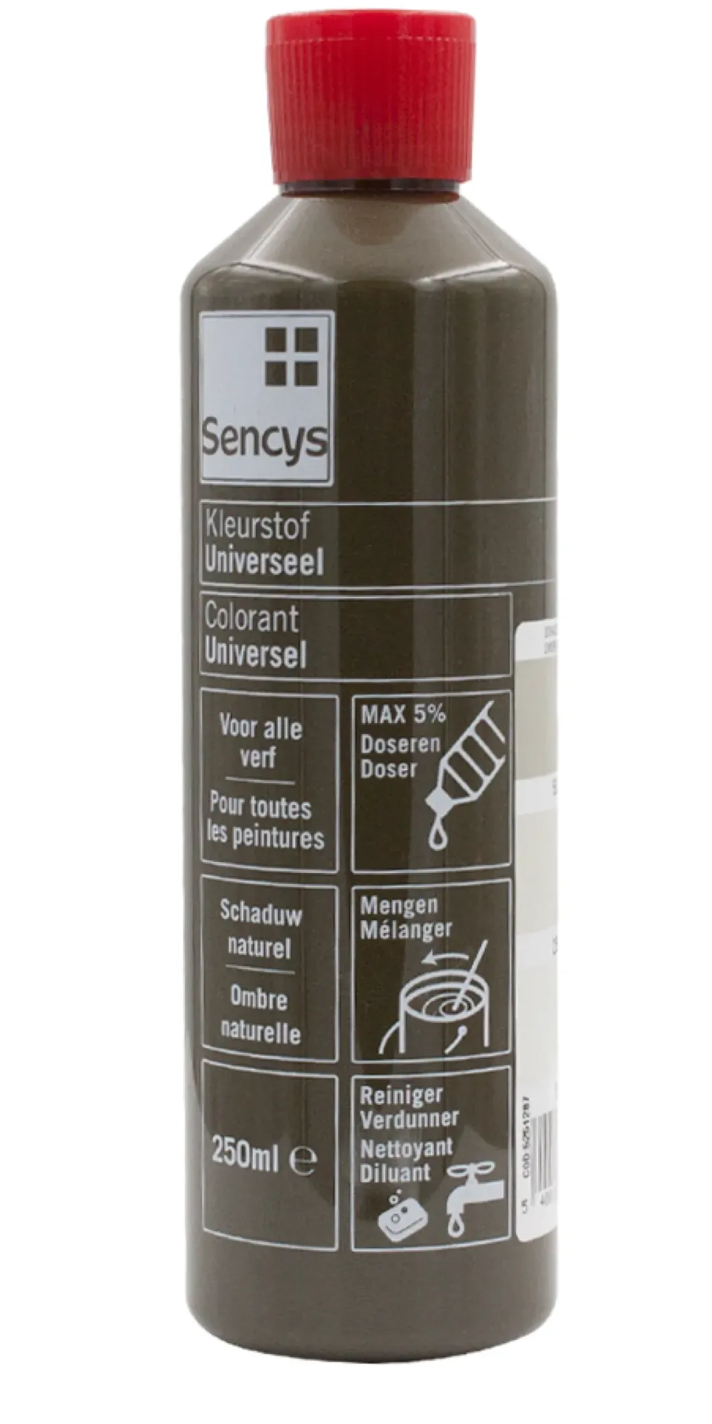 Brico Decoratieve Verf-Sencys Universele Verfkleurstof Omber Naturel 250Ml