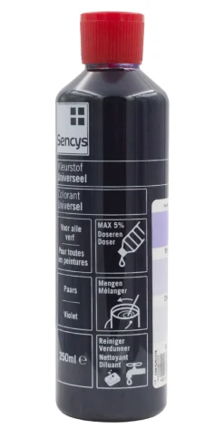 Brico Decoratieve Verf-Sencys Universele Verfkleurstof Violet 250Ml