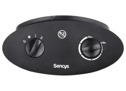 Brico Keramische Kachels & Blaasverwarming<Sencys Ventilatorkachel 2000W Met Oscillatie Zwart