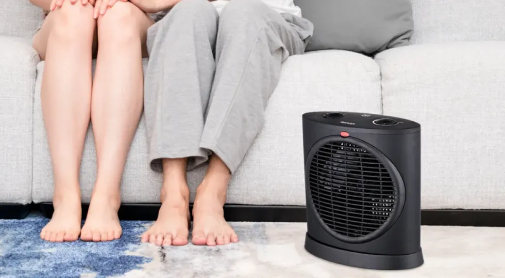 Brico Keramische Kachels & Blaasverwarming<Sencys Ventilatorkachel 2000W Met Oscillatie Zwart