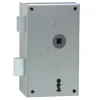 Brico Deursloten-Sencys Verticaal Oplegslot Linksdraaiend M980 Staal Grijs 57X50Mm
