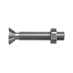 Brico Bouten-Sencys Verzonken Kop Bout Gegalvaniseerd Staal M6 X 60 Mm - 5 Stuks