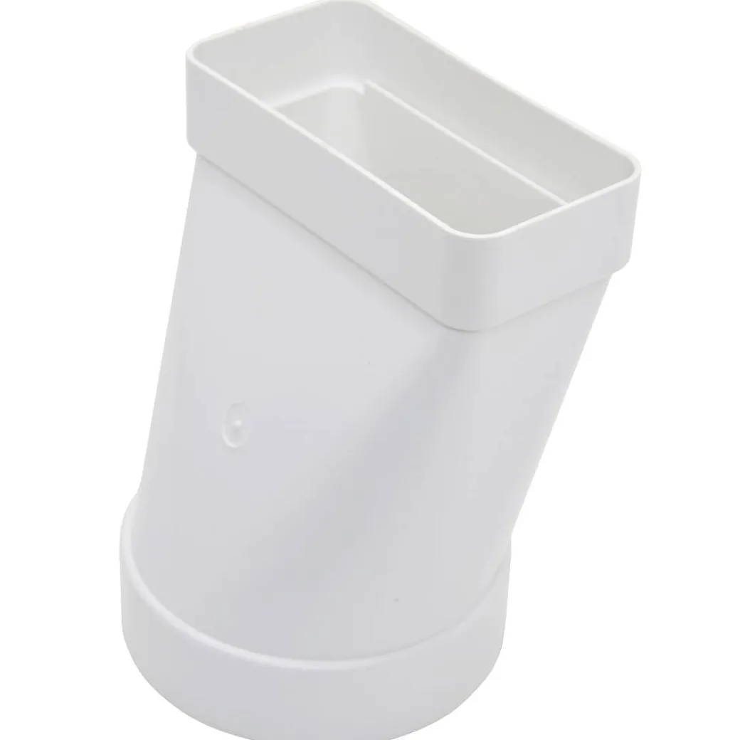 Sencys Vlakkanaal 204X60Mm Verloop Recht O125Mm Kunststof|Brico Clearance