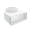 Sencys Vlakkanaal 204X60Mm Verloop Knie O125Mm Kunststof|Brico Sale