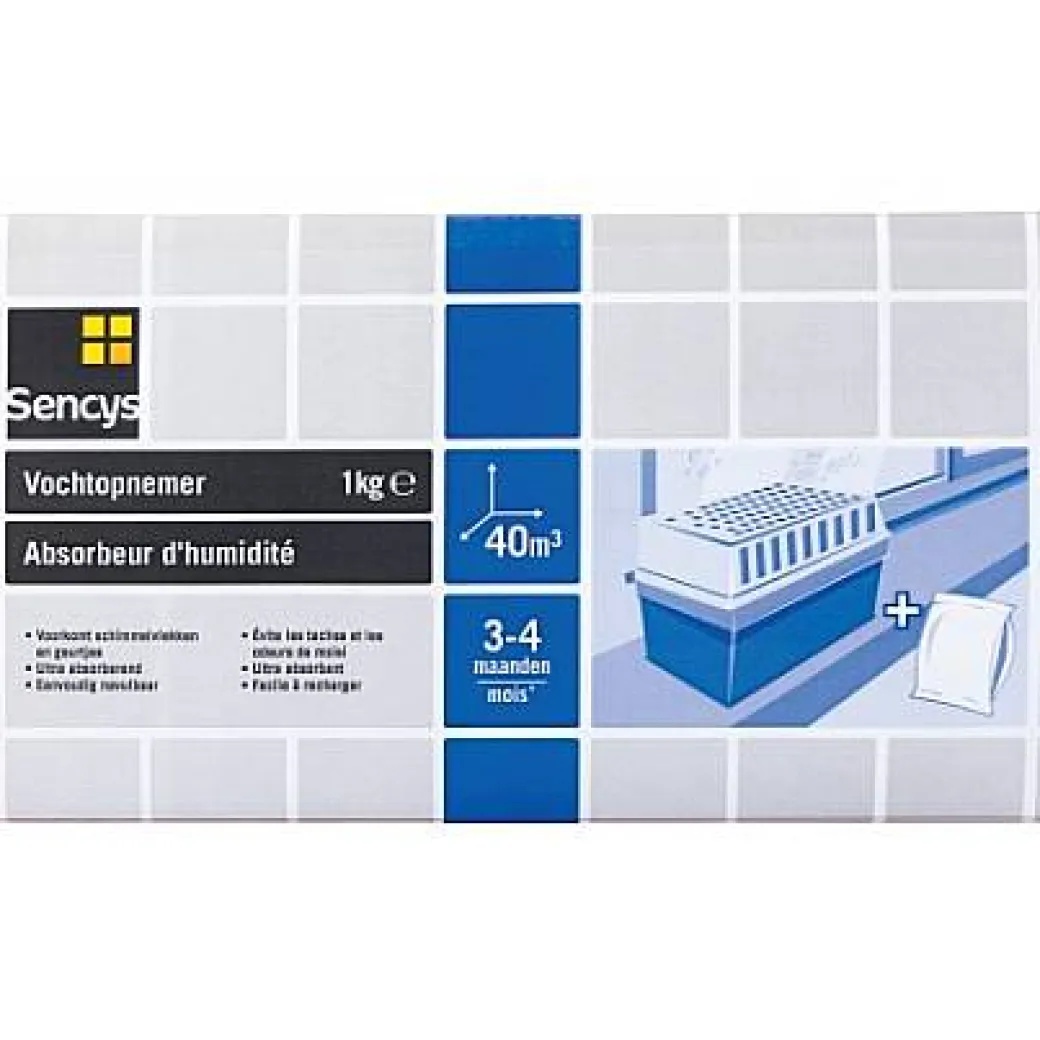 Sencys Vochtopnemer 1Kg|Brico Hot