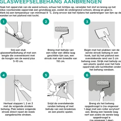 Brico Glasvezelbehang-Sencys Voorgeschilderd Glasvezelbehang Visgraat Wit 25M 145Gram