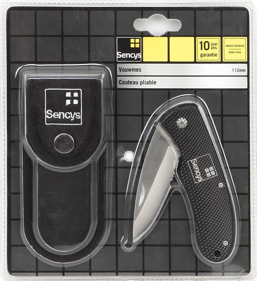 Sencys Vouwmes + Etui 130Mm|Brico Sale