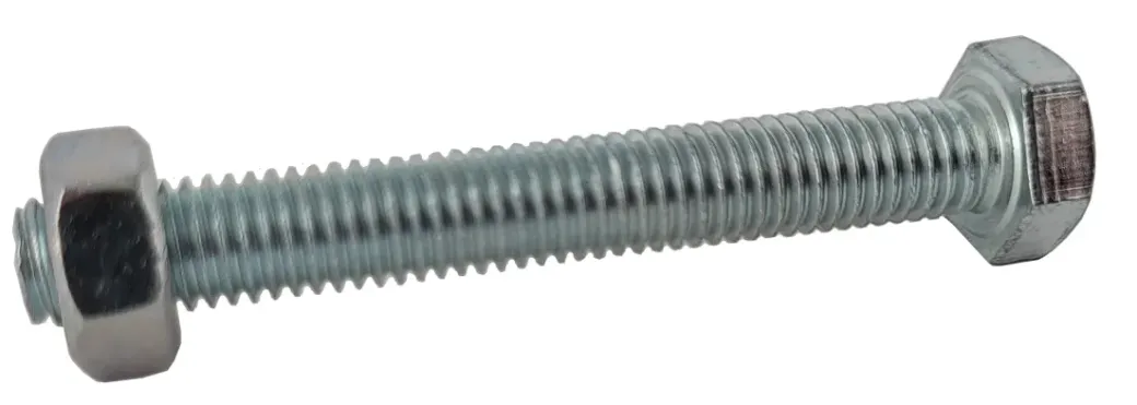 Brico Bouten-Sencys Zeskantbout + Verzinkt Moer M4X10Mm 20St