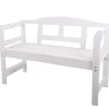 Brico Tuinbanken-Sens-Line Friesen Tuinbank - Hout - Wit