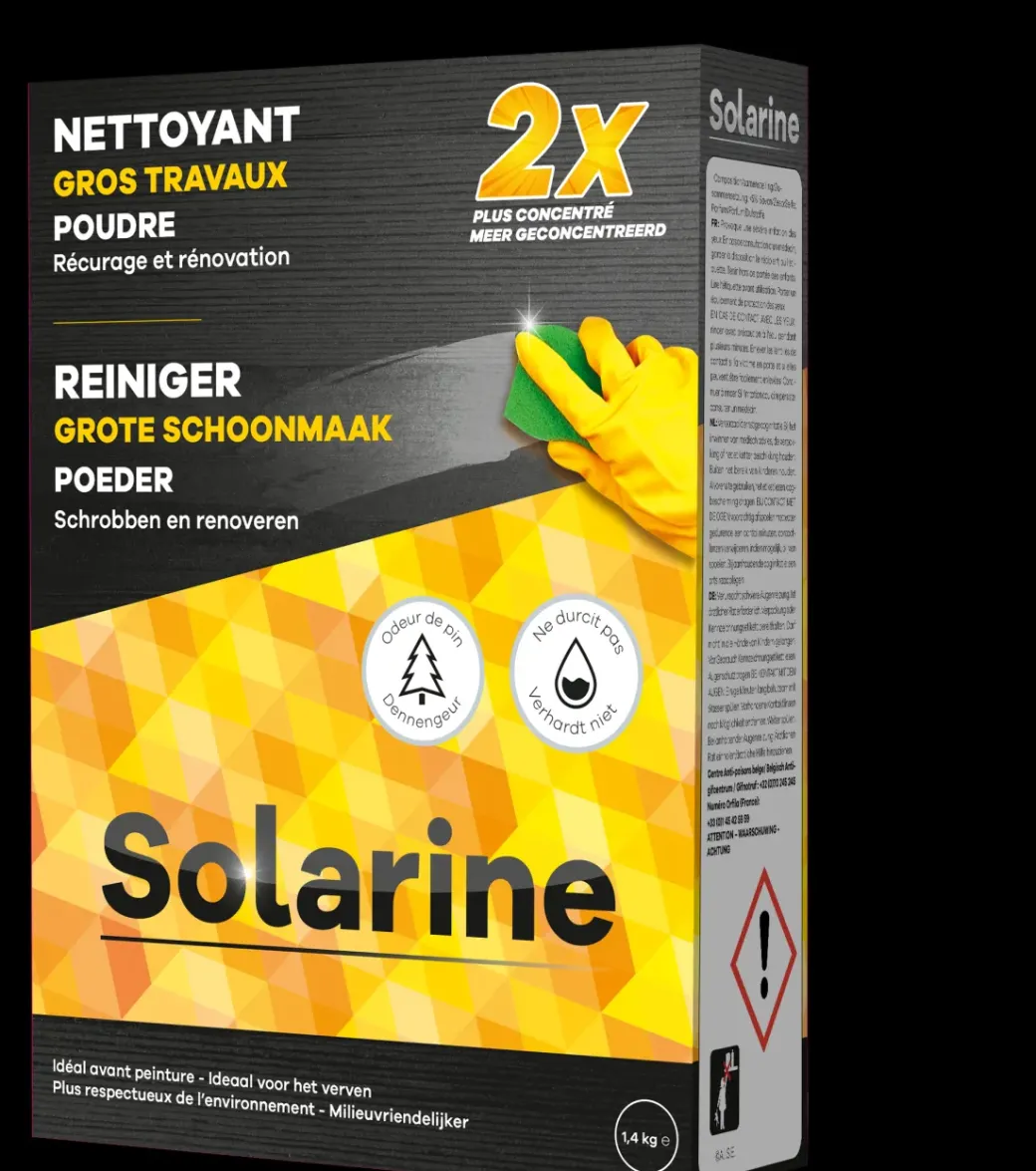 Brico Afbijtmiddelen-Solarine Reiniger En Afbijt Poeder 1,4Kg