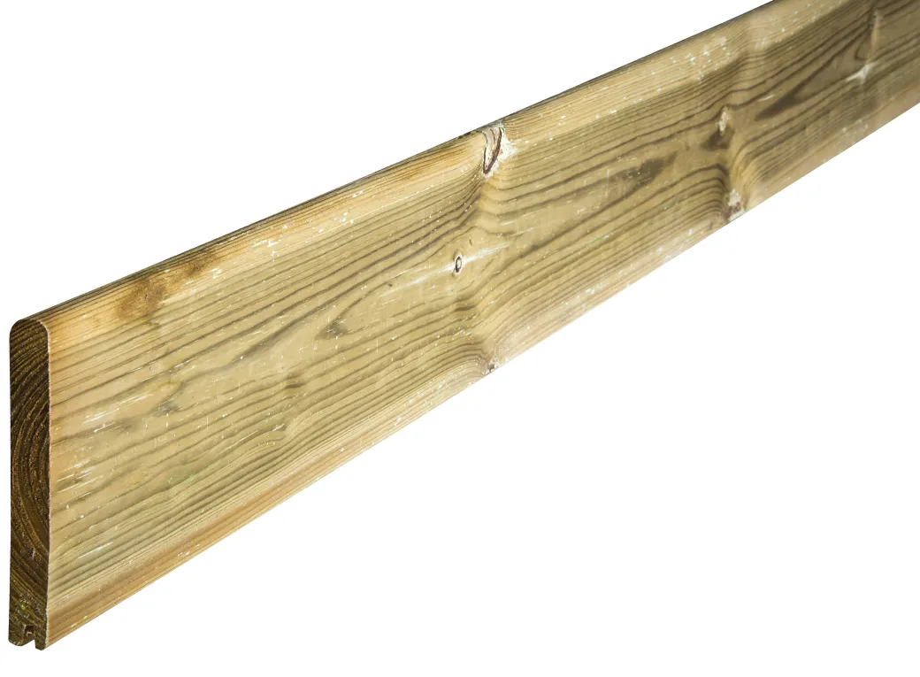 Solid Afwerkingsplank Hout 200X14,5X2Cm|Brico New