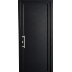 Brico Voordeuren-Solid Buitendeur Esterno E02 Vol Paneel Antraciet Links 98X218Cm