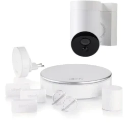 Brico Alarmsystemen-Somfy Draadloos Alarmsysteem Home Alarm + Outdoor Bewakingscamera Wit