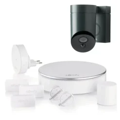 Brico Alarmsystemen-Somfy Draadloos Alarmsysteem Home Alarm + Outdoor Bewakingscamera Zwart