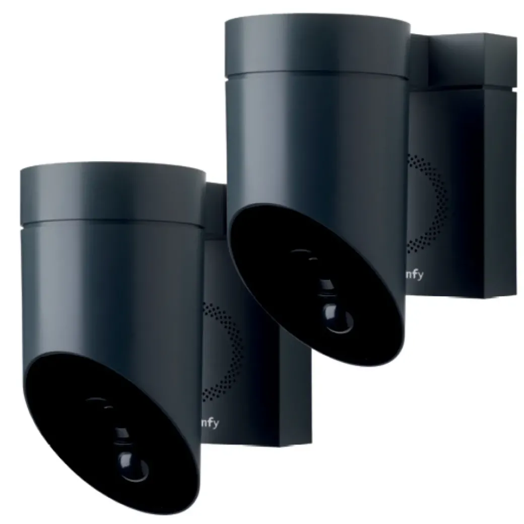 Brico Beveiligingscamera-Somfy Outdoor Camera Duo Pack Grijs
