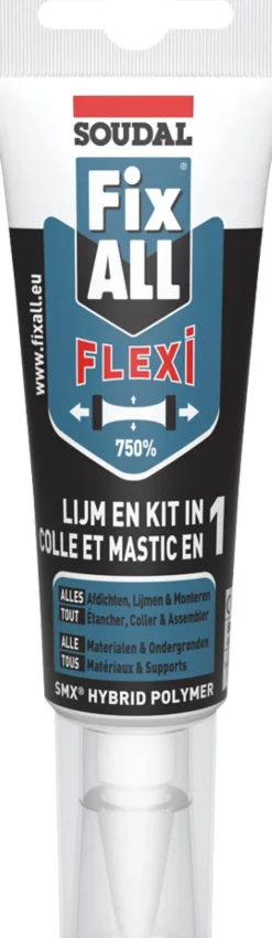 Brico Lijm- & Kitpistolen-Soudal Lijmkit Fix All Flexi Wit 125Ml