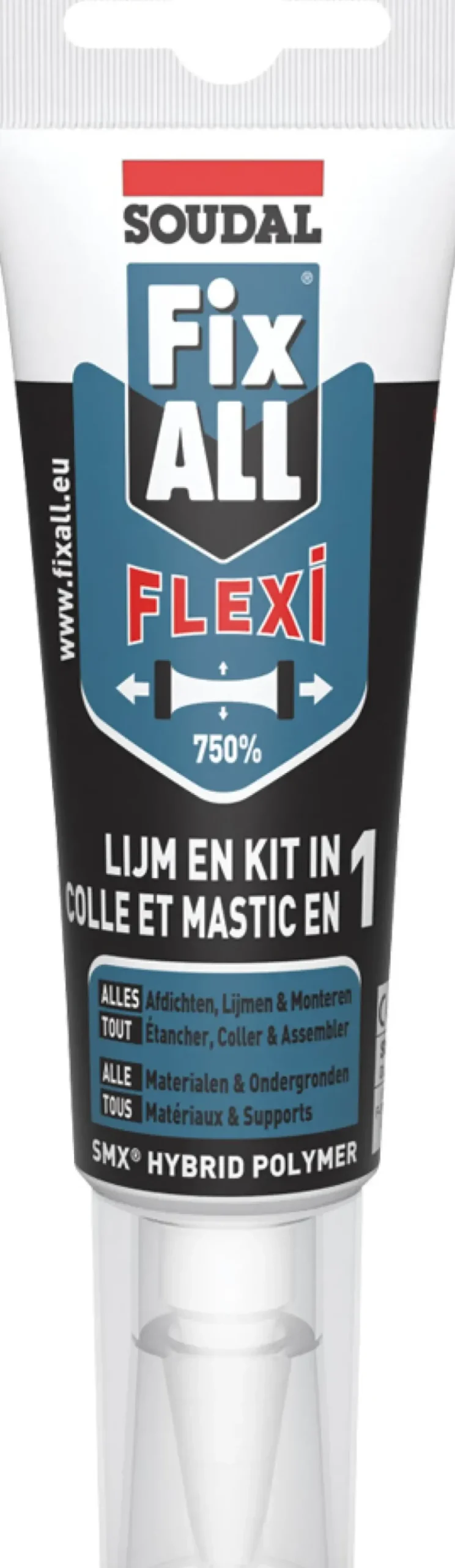 Brico Lijm- & Kitpistolen-Soudal Lijmkit Fix All Flexi Wit 125Ml